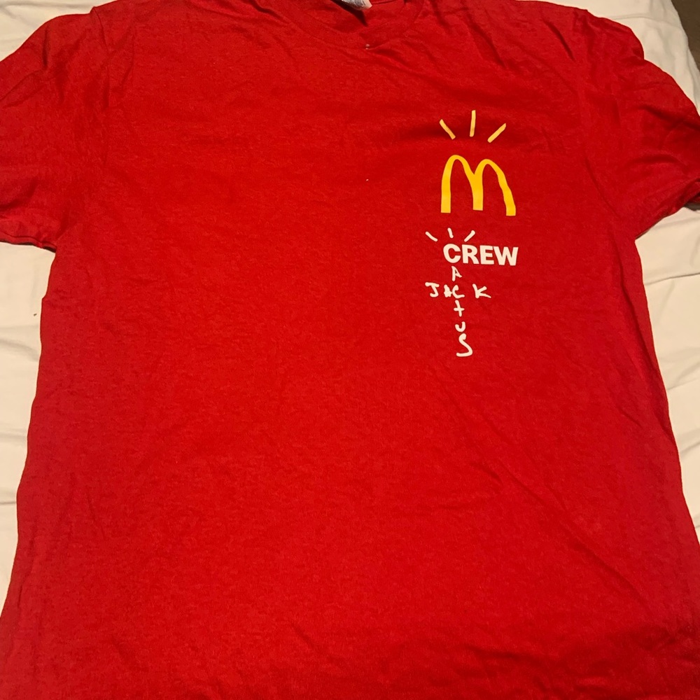Travis Scott McDonald’s tee